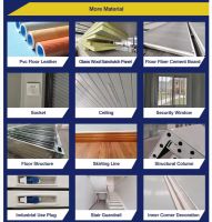 luxury pre fabricated living container home cheap portable prefab flat pack house 20 40 ft for temporary From China