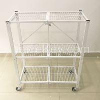 3 Layers Iron Folding Shelf&amp