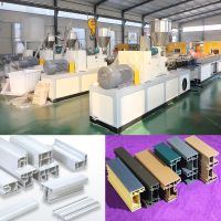 UPVC PVC window and door profile extrusion line From China