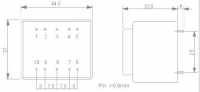 Printed Circuit Transformer Encapsulated And Unencapsulated