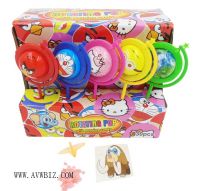 Cartoon Globe Toy with Candy & Tattoo