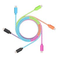 Flat Round MFi Certificated Wholesale USB Charger Cable for iOS