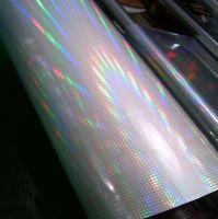 color red metalized film hologram printing usage 