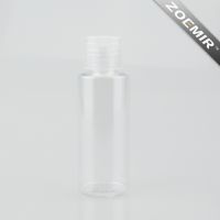Empty plastic bottle clear cosmetic packaging container skincare cream mini bottle