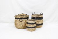 Water hyacinth storage basket - SD20272A-3MC