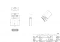 4 Pins Type C Male Plug SMT USB Connector for Data Cable