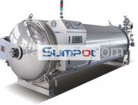 food industrial automatic autoclave water spray retort machine