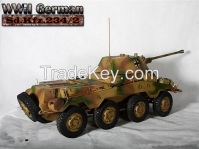 1:6 Scale Rc Model Wwii German Sd.kfz.234/2 Tank Handmade Metal Model