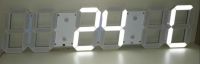 3D Led Digital Wall Clock Display