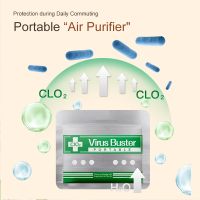 Chlorine dioxide portable degerming card lite for kill virus sterilizer plastic package card