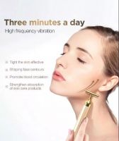 Multi-Functional Replaceable Golden Massage Beauty 24k Bar