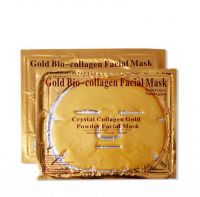 24K Gold Collagen Crystal Facial Mask Firming Face Gel Mask Moisturizing,Anti-wrinkle face mask