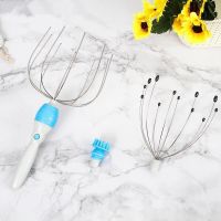 OEM electric handheld head massager with 3 heads