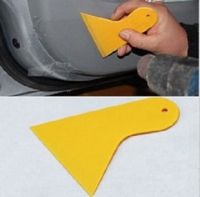 Best Selling Home House Clean Auto Stickers Tools Yellow Car Glass Scraper