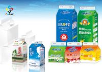 Milk Gable Top Aseptic Package Sleeve