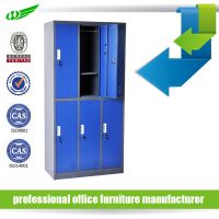  Cupboard Storage 6 door Steel Metal  Locker  