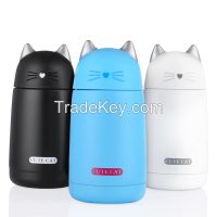 Cute Cat Thermos Cup Kids Thermo Mug Drinkware for Child