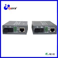 1 Pair  10/100/1000Mbps Media Converter   single mode single  fiber   sc port 2*RJ45