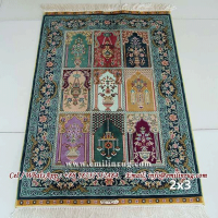 Handmade Turkish Silk Carpets Rugs Four Season Garden Design