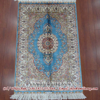 Small Blue 2x3 Silk Rugs and Carpets