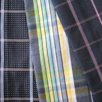 Checker cotton poplin fabric