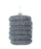 Stainlss steel wire scourer, and galvanized mesh scourer for kitchen