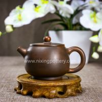 Chinese Qinzhou Nixing Pottery Handmade Kungfu Tea Pot