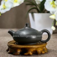 Chinese Qinzhou Nixing Pottery Pure Dust-free Sapphire Handmade Maestro Kungfu Tea Pot 120ml