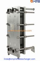 Wide gap plate heat exchanger 