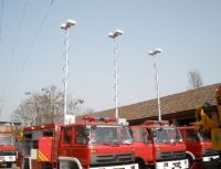 300w 12v High Mast Mobile Led Light Tower, Led Bulb,40000lm,pneumatic Mast