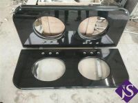 Popular Absolute Black Granite Slab & Tiles for Kitchen bathroom Countertop