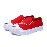 china factory wholesale women canvas shoes