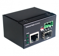 Industrial DIN-Rail 10/100M SFP Fiber Media Converter JHA-IFS11C