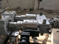 PVC pipe two-outlet extrusion machine