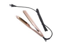 CNV Pro Digital PTC Ceramic Titanium Plate Flat Hair Straightener + Hair Curler, 2 in 1 Straightening Curling Iron,4 Temperature Level,284F to 400F. From China