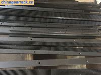 china steel C45 quenched and tempered gear rack 