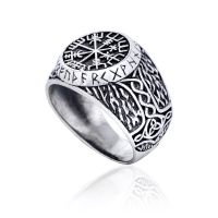 925 Sterling Silver Viking Vegvisir Runes
