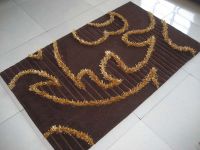 Acrylic Tufted With Polyester Thick Yarn
