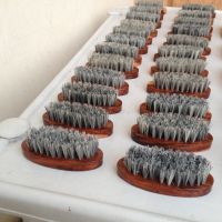 Wooden Handle Bristles Hair Brushes From Pakistan