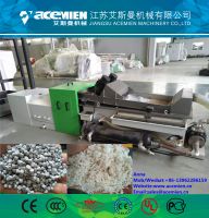 plastic recycling line pp pe compactor pelletizing machine