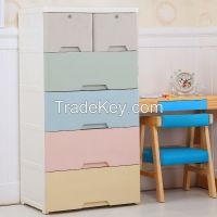 Kids Plastic Wardrobe Baby Plastic Storage Drawers Cabinet From China