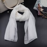 Wholesale Custom White Silk Scarf for Painting 