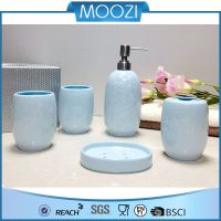 private label home decor oem service ceramic bathroom set