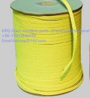 12*4&5.5*5.5 yellow kevlar rope/ fiber rope for tempering furance