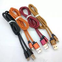 Leather USB Cable (Zinc Alloy AL case)