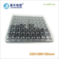 China Suppliers Disposable Food Grade Plastic 63pcs Macaron Packaging
