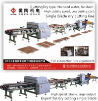 Single blade ceramic cutting machine line dry type