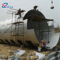 Large Diameter Corrugated Galvanized Steel Pipe
