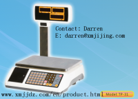 Cash Register Scale used in retail store