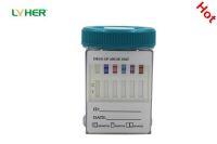 Multiple Drug Urine Test Key Cup Integrated Drug Diagnostic Combo Test AccurateCE(THC/BZO/AMP/MOP/COC)